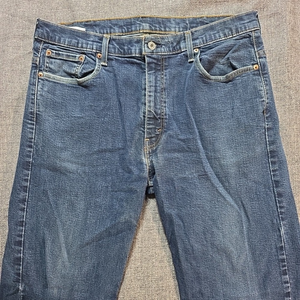Levi's 569 Jeans Mens 38x34 Dark Blue Baggy Wide Leg Hip Hop Y2K Denim Loose Fit